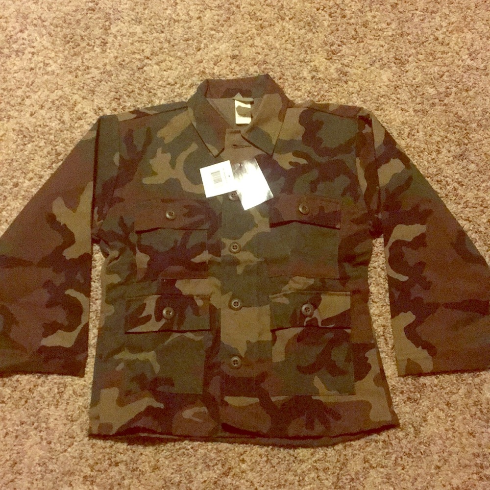 Camo Brand New Canvas Youth Button Up